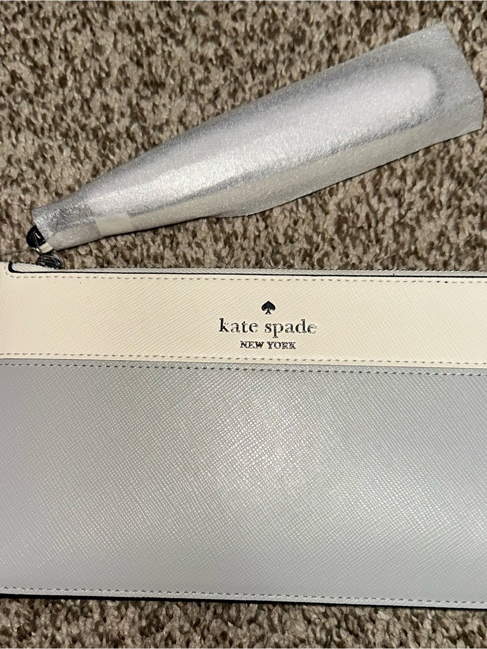 kate spade Two-Tone Leather Wristlet